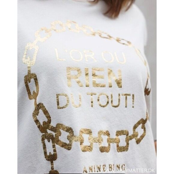 ANINE BING Ringo Tee Gold - Picture 6 of 8